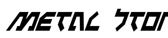 Шрифт Metal Storm Condensed Italic