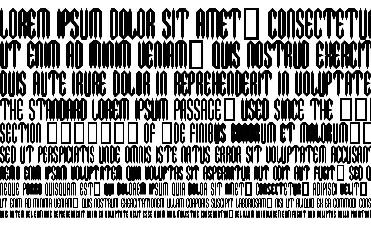 specimens MetalCrusher font, sample MetalCrusher font, an example of writing MetalCrusher font, review MetalCrusher font, preview MetalCrusher font, MetalCrusher font