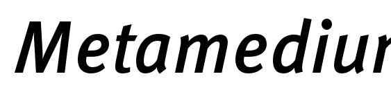 Metamediumlfc italic Font