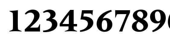 Metaphor Bold Font, Number Fonts