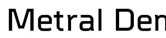 шрифт Metral DemiBold, бесплатный шрифт Metral DemiBold, предварительный просмотр шрифта Metral DemiBold