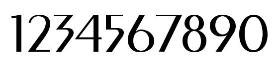 Metro Regular Font, Number Fonts