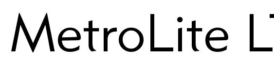 MetroLite LT Two Font