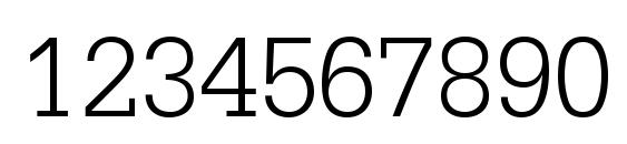 Metron Light SSi Light Font, Number Fonts