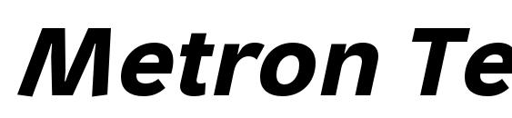 Metron Text Pro Bold Italic font, free Metron Text Pro Bold Italic font, preview Metron Text Pro Bold Italic font