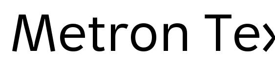 Metron Text Pro font, free Metron Text Pro font, preview Metron Text Pro font