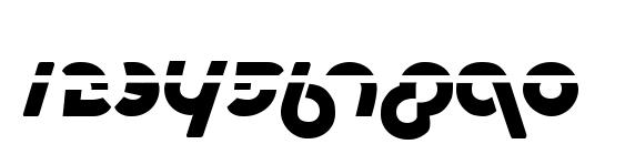 Metroplex Laser Font, Number Fonts