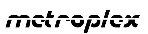 Metroplex Laser Font
