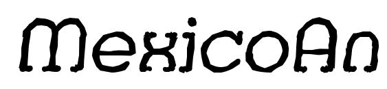 MexicoAntique Italic Font