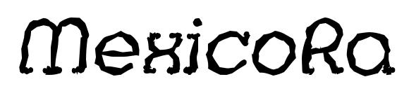 шрифт MexicoRandom Italic, бесплатный шрифт MexicoRandom Italic, предварительный просмотр шрифта MexicoRandom Italic