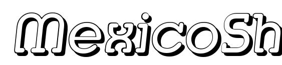 MexicoShadow Italic Font
