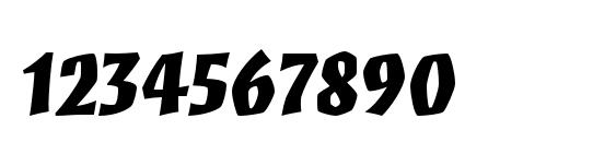 MezzStd Black Font, Number Fonts