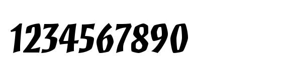 MezzWebPro Bold Font, Number Fonts