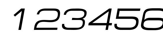 MichaelDB Italic Font, Number Fonts