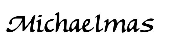 шрифт Michaelmas, бесплатный шрифт Michaelmas, предварительный просмотр шрифта Michaelmas