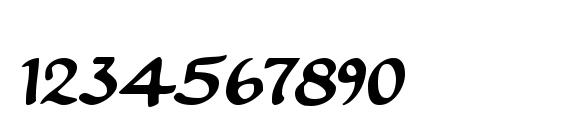 Michv2 Font, Number Fonts