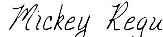 Шрифт Mickey Regular