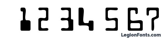 Micr Regular Font, Number Fonts