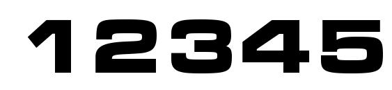 MICRA BoldA Font, Number Fonts