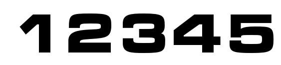 Micrac bold Font, Number Fonts