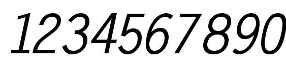 Microfine SSi Bold Italic Font, Number Fonts