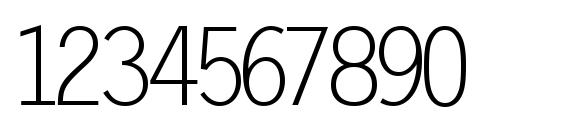 Microfine SSi Normal Font, Number Fonts