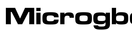 шрифт Microgbe, бесплатный шрифт Microgbe, предварительный просмотр шрифта Microgbe