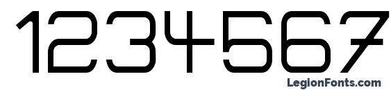 Micromieps diet Font, Number Fonts