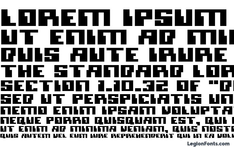 specimens Micronian Expanded font, sample Micronian Expanded font, an example of writing Micronian Expanded font, review Micronian Expanded font, preview Micronian Expanded font, Micronian Expanded font