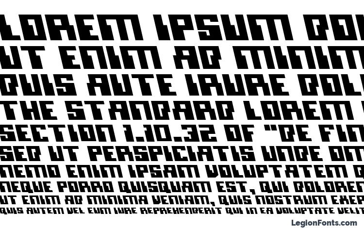 specimens Micronian Leftalic font, sample Micronian Leftalic font, an example of writing Micronian Leftalic font, review Micronian Leftalic font, preview Micronian Leftalic font, Micronian Leftalic font