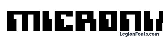 Micronian font, free Micronian font, preview Micronian font