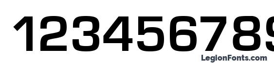 MicroSquare Bold Font, Number Fonts