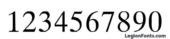 MicroTiempo Normal Font, Number Fonts