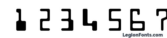 MICRStd Font, Number Fonts