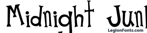Midnight Junk Yard font, free Midnight Junk Yard font, preview Midnight Junk Yard font