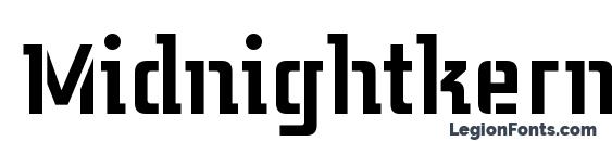 Midnightkernboystencil font, free Midnightkernboystencil font, preview Midnightkernboystencil font