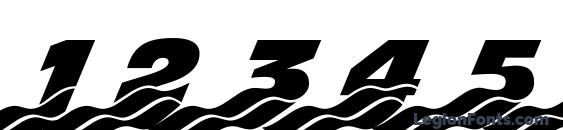 Mighty Rapids Font, Number Fonts