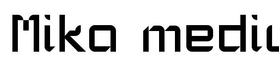 Mika medium Font