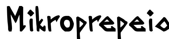 Mikroprepeia font, free Mikroprepeia font, preview Mikroprepeia font