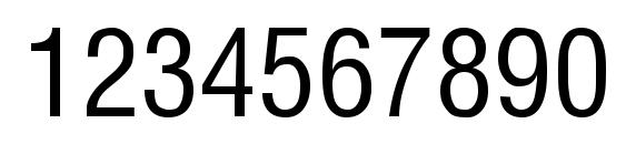 Milford Condensed Font, Number Fonts