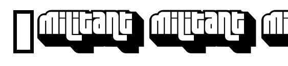 Military dingbats (demo) fenotype Font