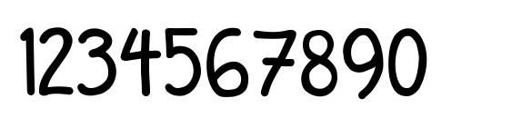 Milk run Font, Number Fonts