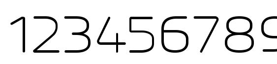 Millar Light Font, Number Fonts