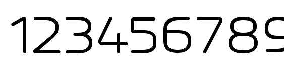 Millar Regular Font, Number Fonts