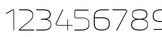 Millar UltraLight Font, Number Fonts