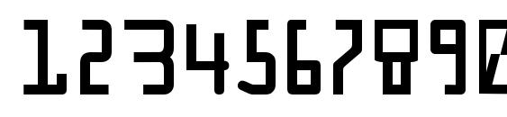 Miltown Font, Number Fonts