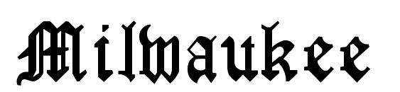Milwaukee font, free Milwaukee font, preview Milwaukee font
