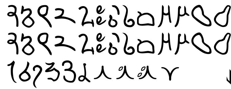 глифы шрифта Minbari, символы шрифта Minbari, символьная карта шрифта Minbari, предварительный просмотр шрифта Minbari, алфавит шрифта Minbari, шрифт Minbari