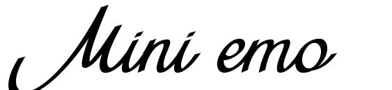 MiniDemo font, free MiniDemo font, preview MiniDemo font