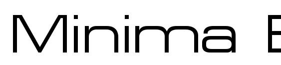 Minima Expanded SSi Expanded font, free Minima Expanded SSi Expanded font, preview Minima Expanded SSi Expanded font